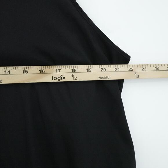 HALARA Dress Size XL Black Breezeful Racerback Hi Lo Midi Pockets Built In Bra - Picture 7 of 12